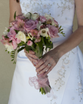 bridal photographer flowers
